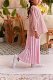 The Sarang Sun-Pleats Skirt - Pink