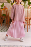 The Sarang Sun-Pleats Skirt - Pink