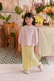The Sarang Pleats Folded Skirt - Light Yellow