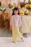The Sarang Pleats Folded Skirt - Light Yellow