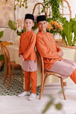 The Sarang Baju Melayu Top - Brown