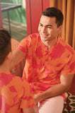 The Spring Dawn Men Mandarin Shirt - Sweet Mandarin