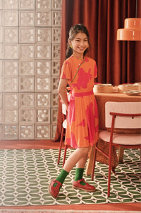 The Spring Dawn Blossom Cheongsam Dress - Sweet Mandarin