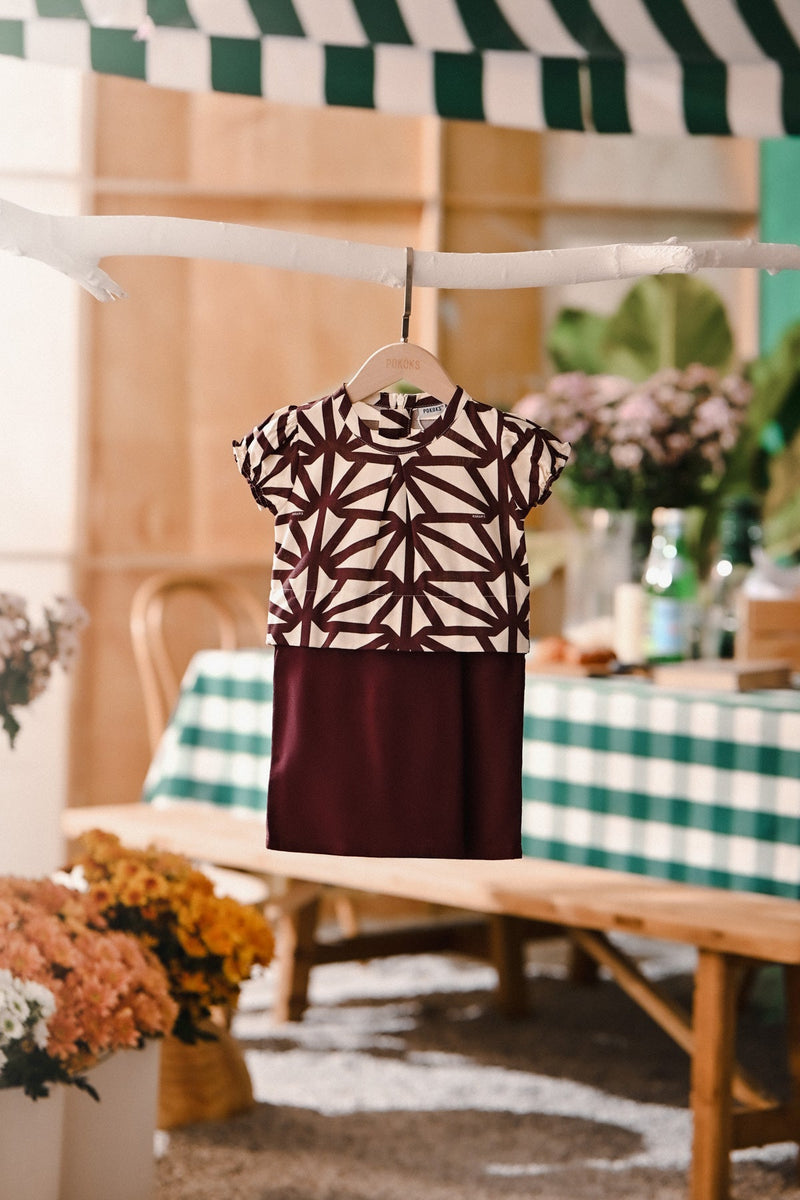 The Embun Babies Kurung - Mangosteen