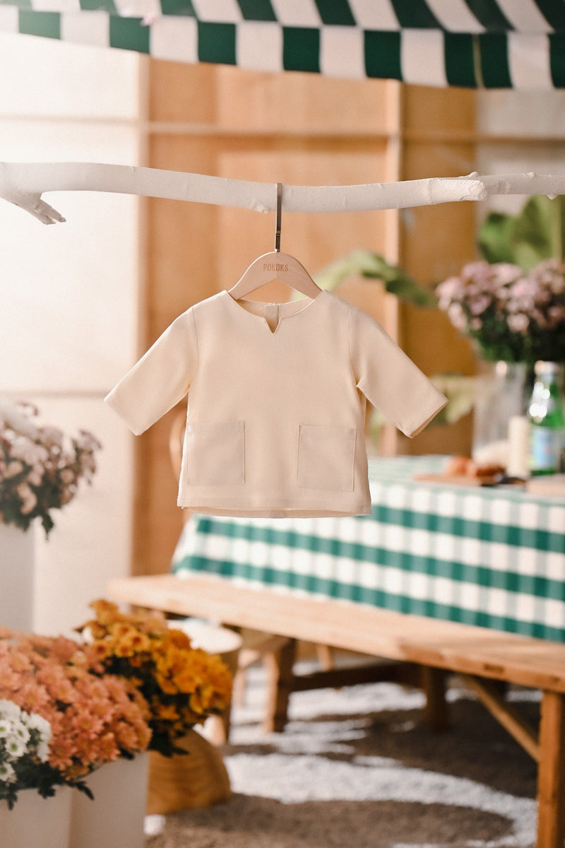 The Embun Babies Kurta - Cream