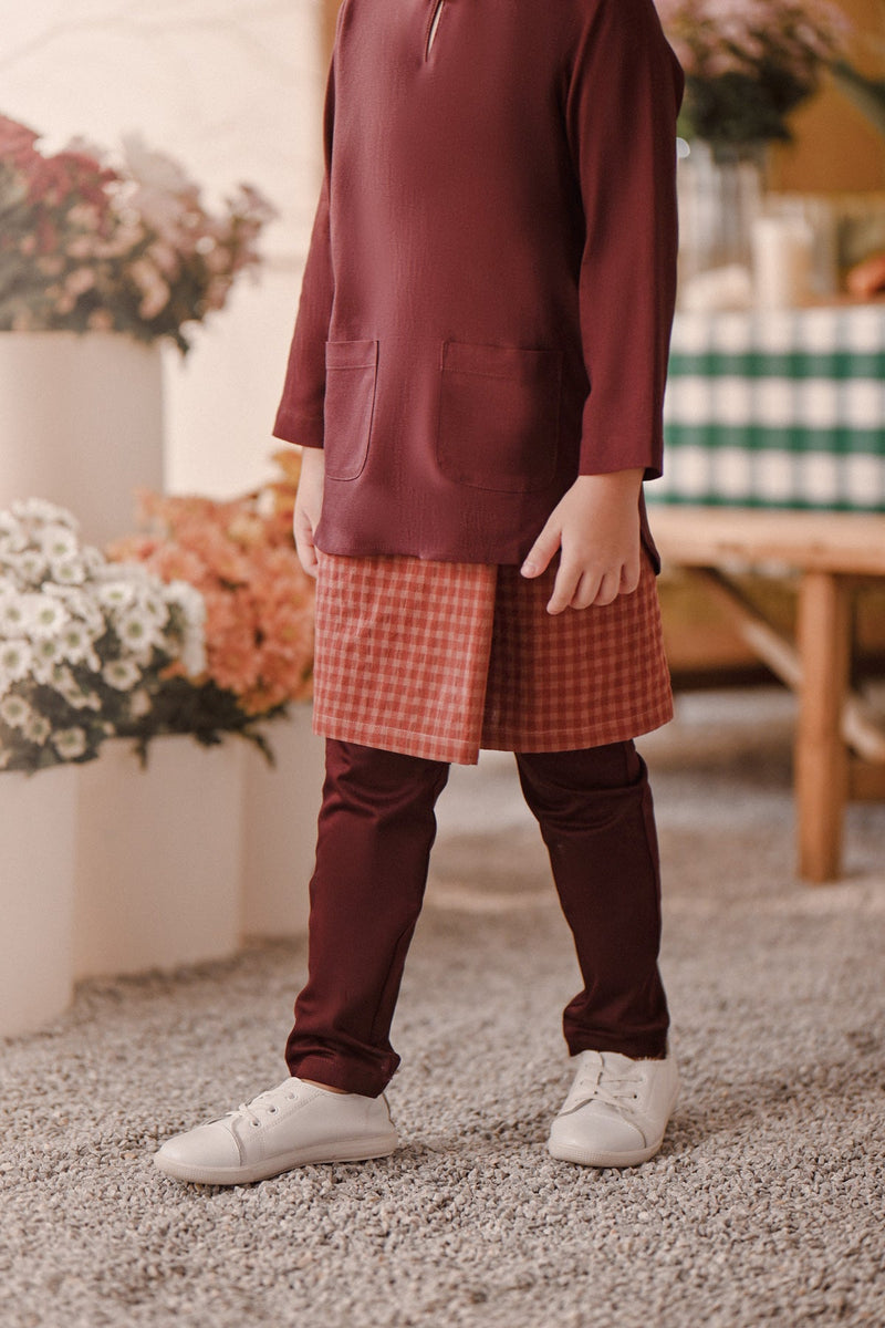 The Ori Instant Samping - Brown Mini Checked