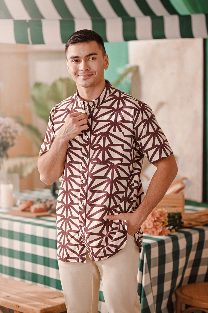 The Embun Men Batik Shirt - Topangan