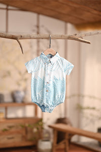 The Heiwa Babies Batik Romper - Kaze