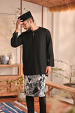 The Heiwa Men Kurta - Black