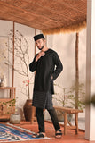 The Heiwa Men Kurta - Black