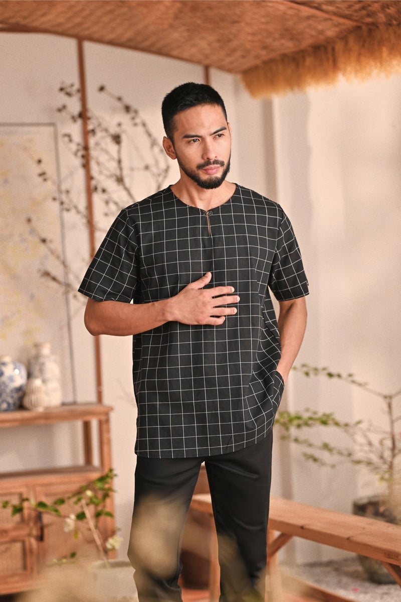 The Heiwa Men Short Sleeve Kurta - Mado