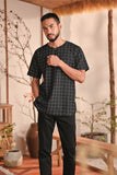 The Heiwa Men Short Sleeve Kurta - Mado