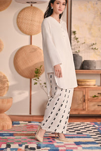 The Heiwa Women Folded Skirt - Sora