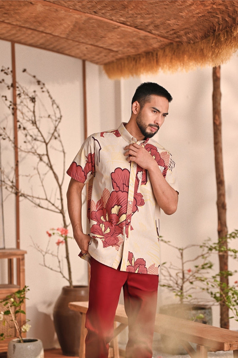 The Heiwa Men Batik Shirt - Renai