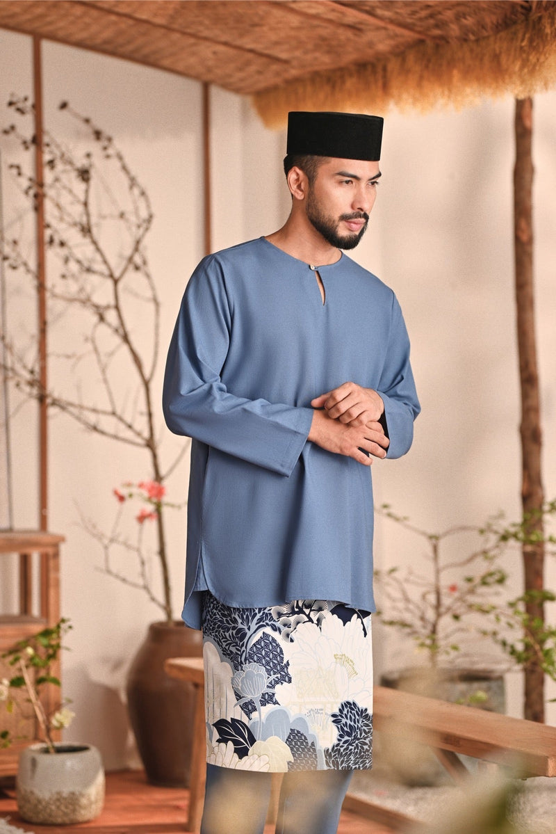 The Heiwa Men Kurta - Blue West