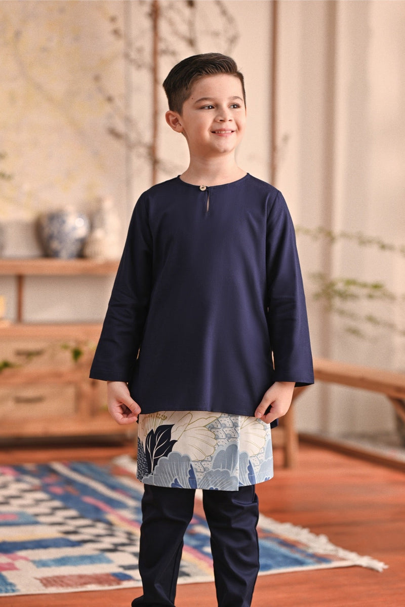 The Heiwa Kurta - Navy Blue