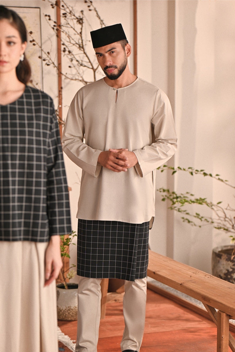 The Heiwa Men Kurta - Champagne