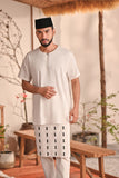 The Heiwa Men Short Sleeve Kurta - White