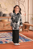 The Heiwa Folded Skirt - Black