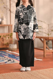 The Heiwa Folded Skirt - Black