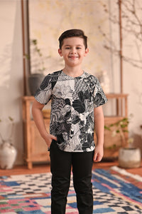 The Heiwa Short Sleeve Kurta - Sumi