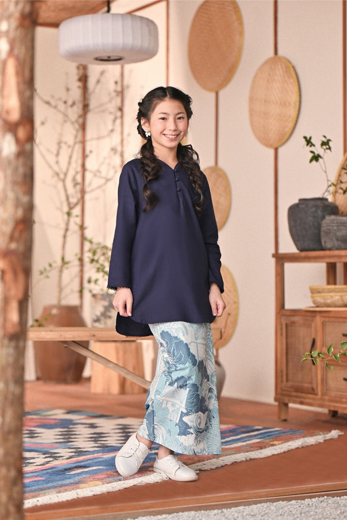 The Heiwa Folded Skirt - Kaze