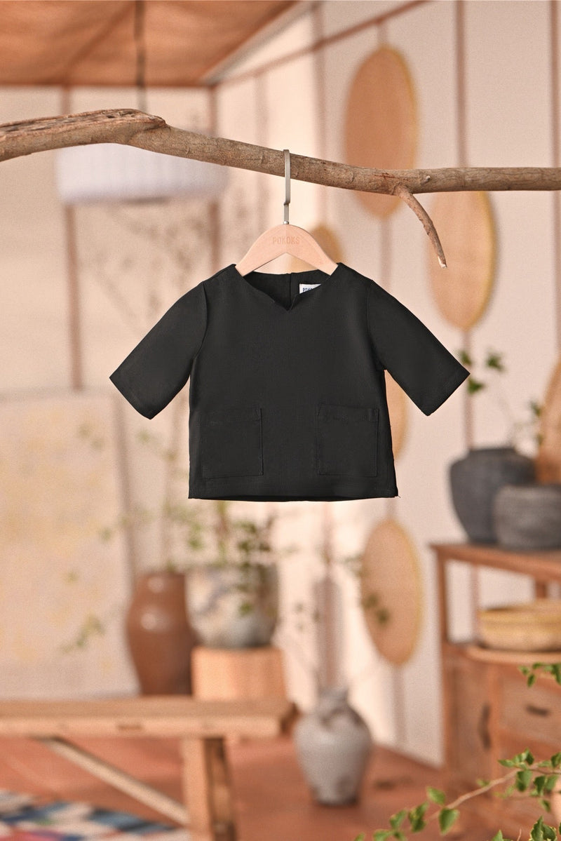 The Heiwa Babies Kurta - Black