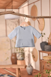 The Heiwa Babies Kurta - Fog Blue