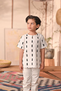 The Heiwa Short Sleeve Kurta - Sora