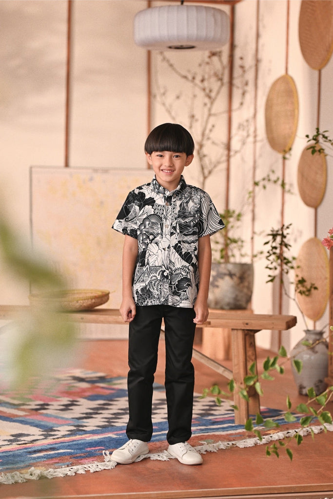 The Heiwa Batik Shirt - Sumi