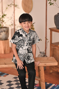 The Heiwa Batik Shirt - Sumi