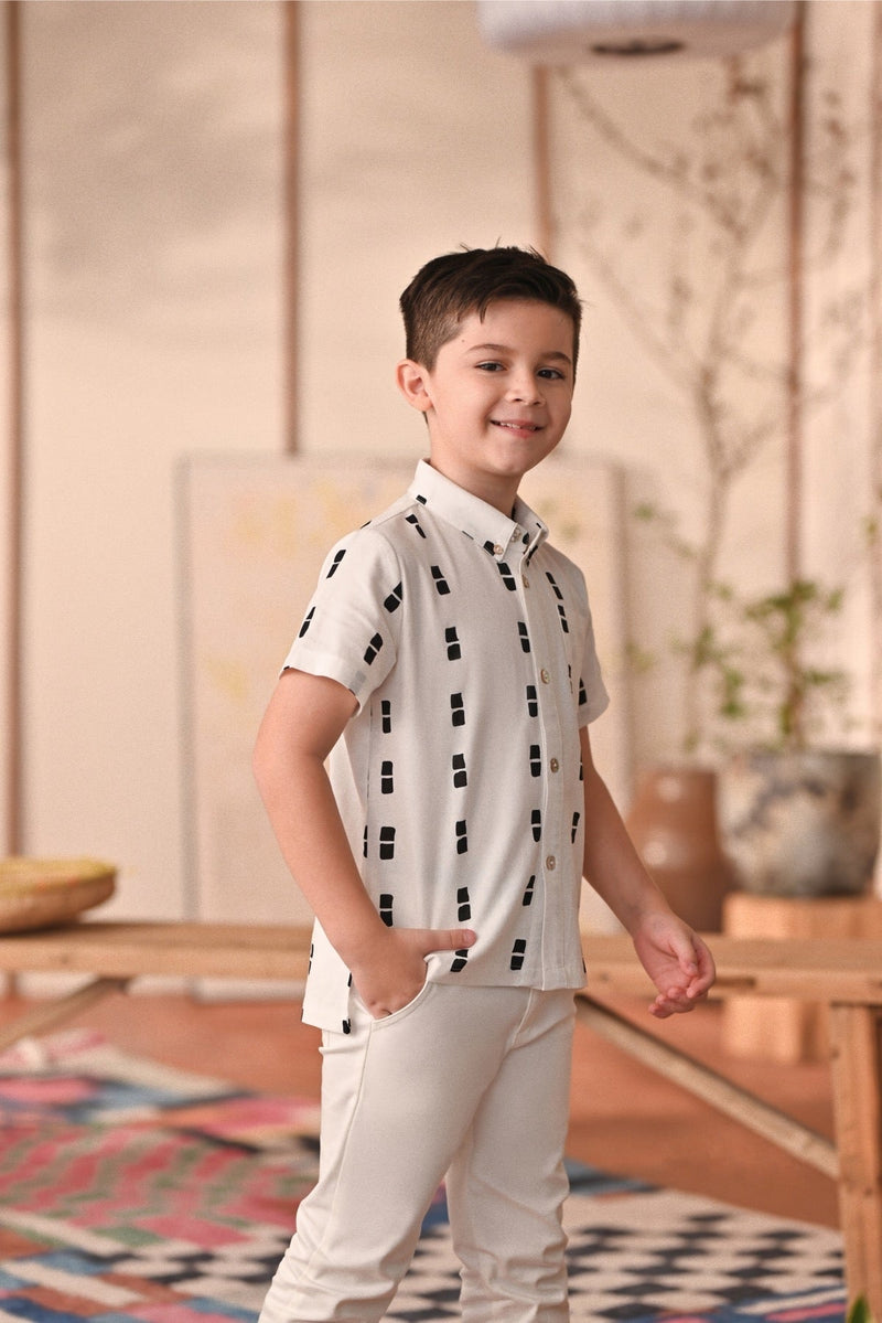 The Heiwa Batik Shirt - Sora