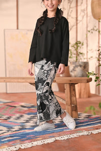 The Heiwa Folded Skirt - Sumi