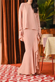 The Capai Women Ruffle Skirt - Rose Pink