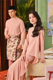 The Capai Men Baju Melayu Top - Rose Pink