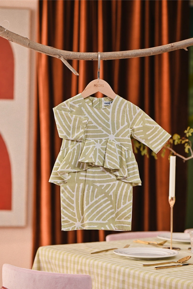 The Capai Babies Peplum Kurung - Hope