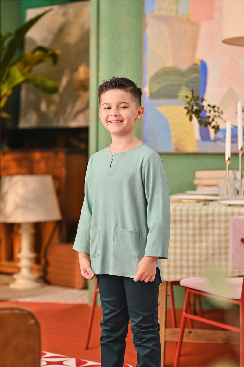 The Capai Kurta - Vegan Green