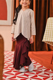 The Capai Ruffle Skirt - Mangosteen