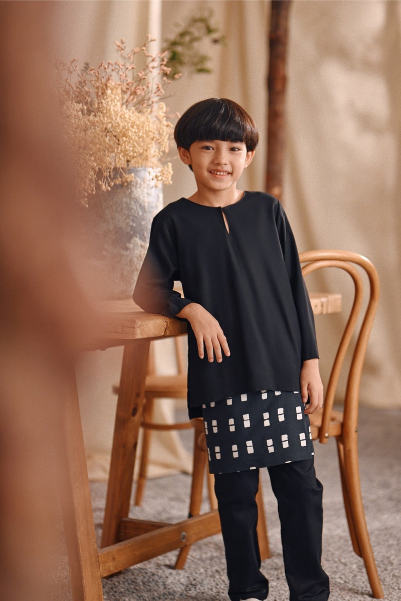 The Bayu Kurta - Black
