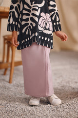 The Bayu Back Pleats Skirt - Lavender