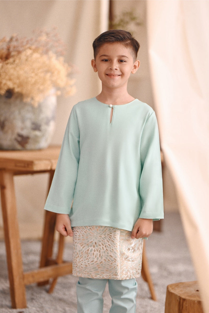The Bayu Kurta - Tiffany Blue