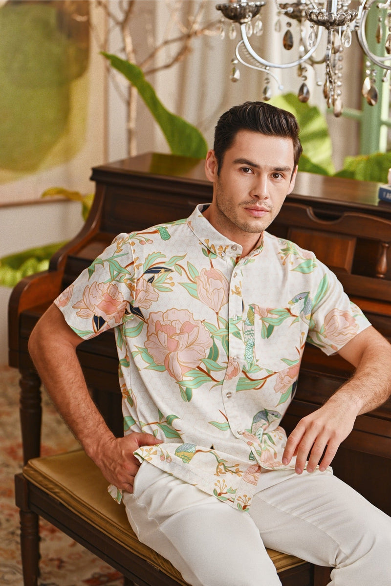 The Glow Men Batik Shirt - Tenang