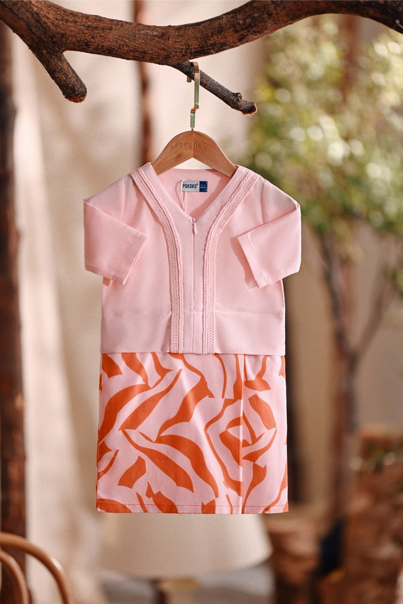 The Bayu Babies Kurung - Pink Explore