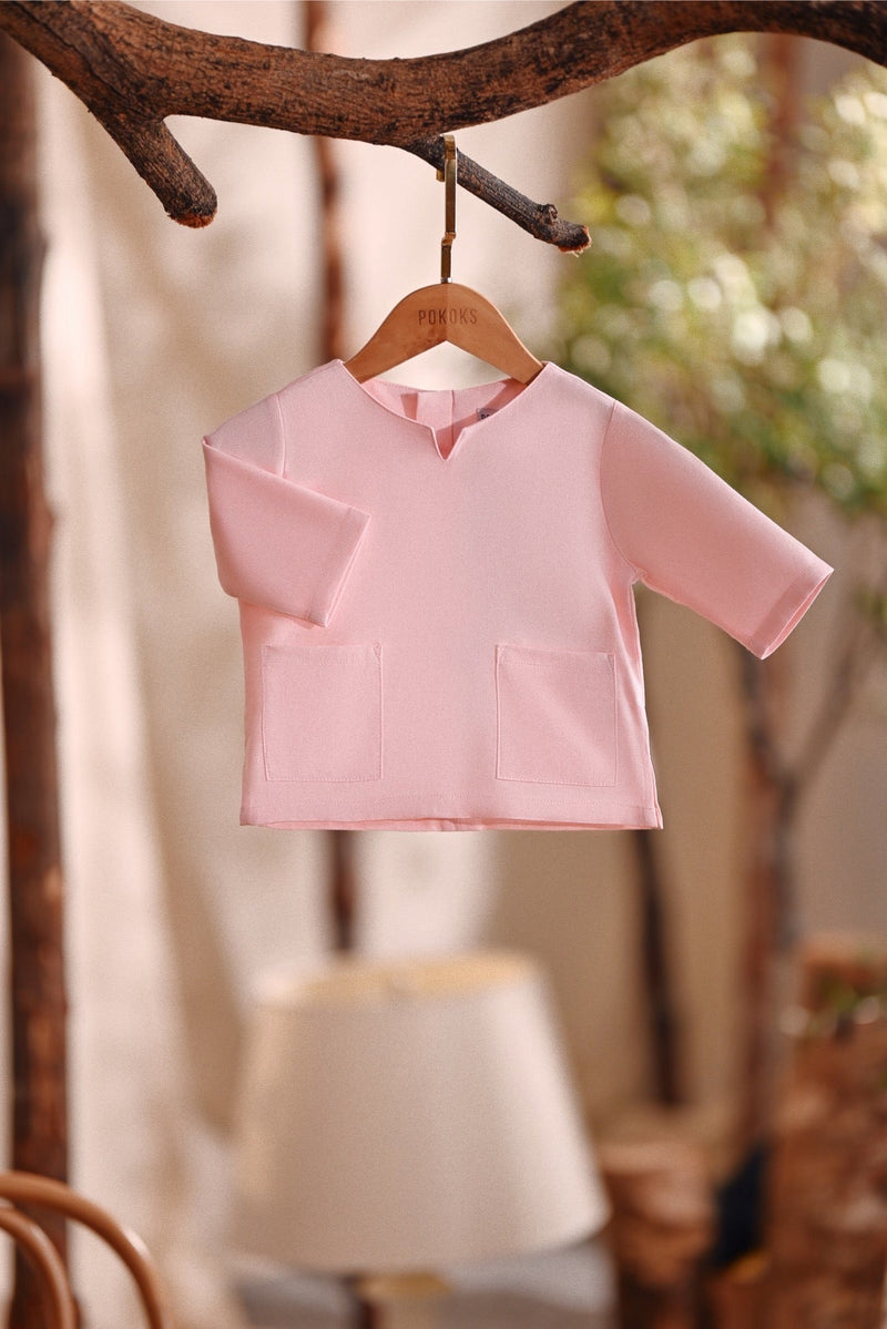 The Bayu Babies Kurta - Pink