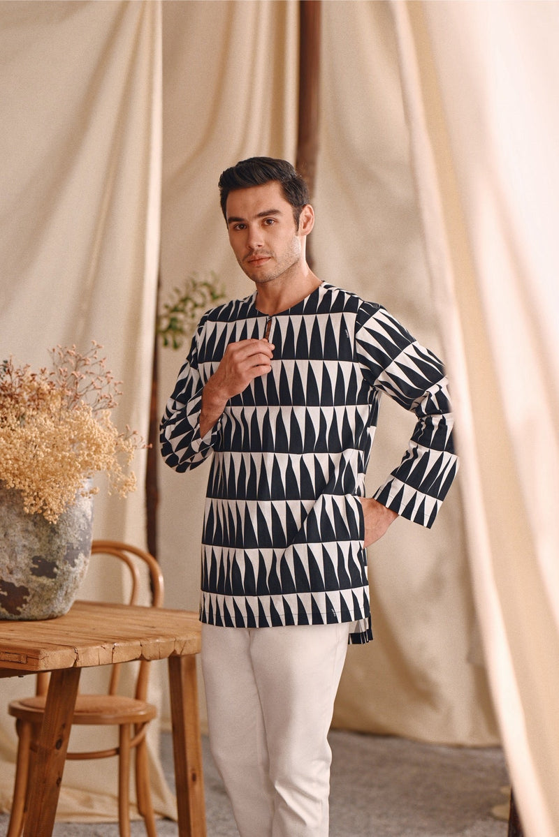 The Bayu Men Kurta - Sail