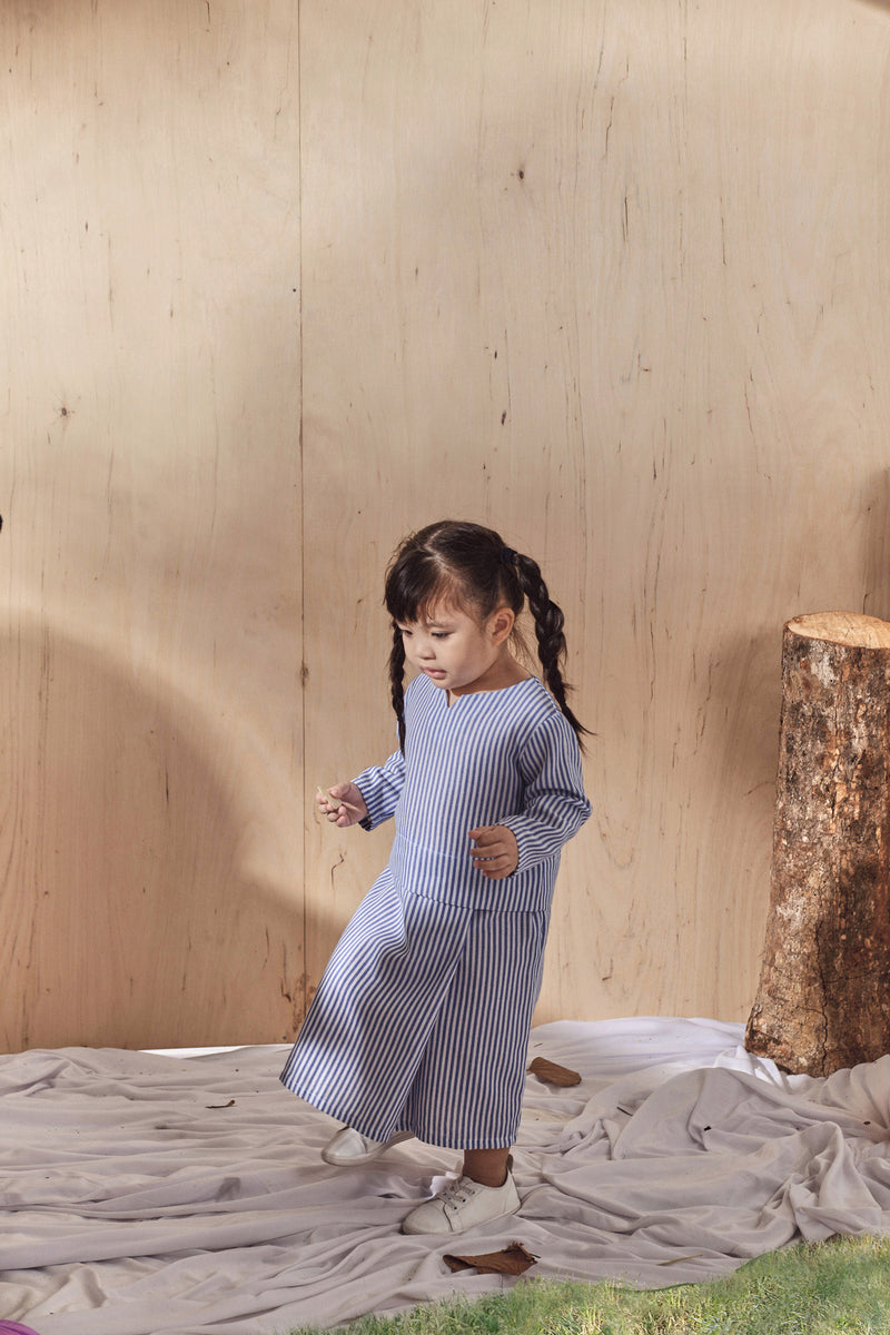 Oxford Stripe Babies Kurung