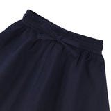 Padi long cotton skirt in dark blue biru kanak-kanak