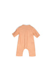baby jumpsuit pastel peach