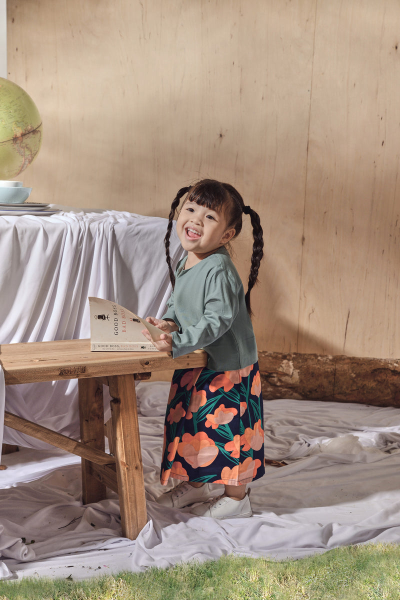 One piece babies kurung