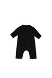 cotton baby jumpsuit black